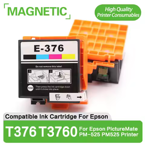 T376 E-376 T3760 Premium Compatible inkjet Ink Cartridge T3760 T376 376 E376 For Epson PictureMate P