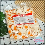 Bebeto Peachy Neon Egg Gummy Candy [HALAL] - 1kg [READYSTOCK] Fried Eggs Telur Mata Peach Gula Jelly