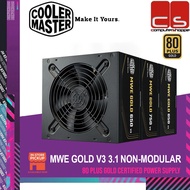 COOLER MASTER MWE GOLD V3 SERIES ATX 3.1 PCIE 5.1 80+GOLD NON-MODULAR POWER SUPPLY (550W/650W/750W/8