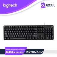 Logitech Gaming G413 SE / G413SE Mechanical Tactile Backlit Full Size Keyboard - Official Guarantee