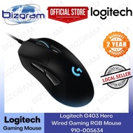 Logitech G403 Hero Wired Gaming RGB Mouse 910-005634 (2-Year SG Warranty)