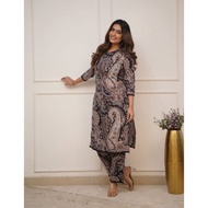 Beautiful Cotton Kurti Pants Set Coord Set 2 Piece dress Set Summer Dress Collections