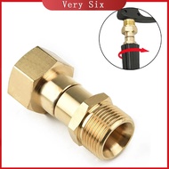 Brass M22x14mm High Pressure Swivel Connector Quick Connect Disconnect Connector Hose Fitting