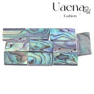 UAENAU ​10Pcs Abalone Shell Inlay​, ​Sheet Form Abalone Shell ​Guitar Inlay Material​, ​Guitar Fretb