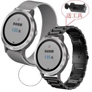 【現貨】Garmin Vivolife悠遊卡智慧手錶金屬錶帶不鏽鋼錶帶 佳明 Vivolife手錶 三株腕帶 手環 鋼帶