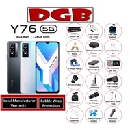 vivo Y76 5G | 8GB+4GB Extended Ram+128GB Rom | Triple 50MP Camera | Original Malaysia Set