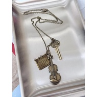 Shero|Ke Sherlock Holmes Same Style Ancient Sweeping Magic Key Necklace Cello Diary Baker Street 221