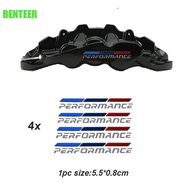 4pcs Stainless Steel M Power Performance Car Rim Sticker For BMW E30 E34 E36 E39 E46 E60 E87 E90 F10