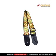 RJ Deluxe Guitar Strap (Embroidery and Embossed Pattern)