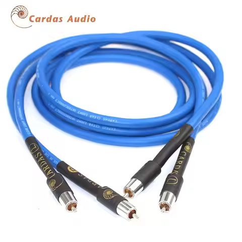 CARDAS Clear OCC HIFI Signal cable Audio Power Blaster CD front and rear dual Lotus 2RCA to 2RCA red