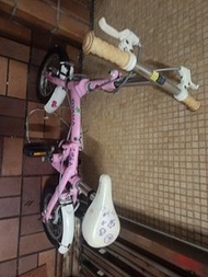 Oyama 粉紅色摺疊單車