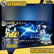 [Ready Stock] Premium Bandai Candy Toy G-Frame FA Gundam Aerial (Rebuild) & Option Part of Gundam (F
