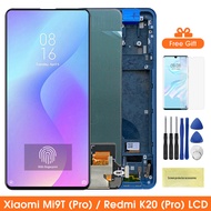 Super AMOLED หน้าจอสำหรับ Xiao Mi Mi 9T pro/mi 9T จอแสดงผล LCD ดิจิตอลหน้าจอสัมผัสสำหรับ Xiao Mi สีแดง Mi K20 pro/ K20เปลี่ยน
