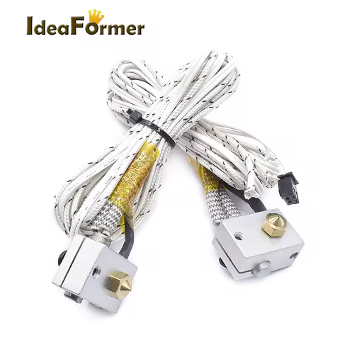 IdeaFormer 12V/24V 50W new V6 heating kit with 0.4mm nozzle for 1.75mm 3D Printer accessories J-head