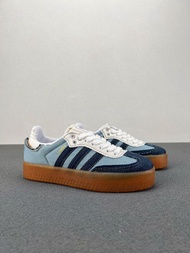 atmos x adidas originals Samba OG 單寧牛仔破舊風 T頭牛仔聯名