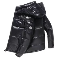 New down Jacket Moncler Black Gold Fashion down Jacket White Duck down Couple's Thickened Short down