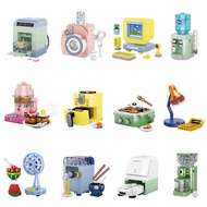 BUILDING BLOCK BRICK ELECTRONIC ITEMS MACHINE COMPUTER CAMERA AIR FRYER DISPENSER FAN ELECTRONIC TOY