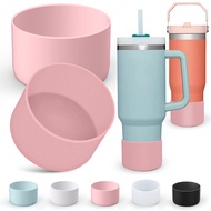 2Pcs Silicone Boot Sleeve for Stanley Quencher 40 oz 30 oz Tumbler with Handle & for IceFlow 20oz 30