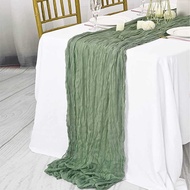 Special Bali Yarn Pleated Table Runner Table Runner Cheese Cloth Table Runner Party Party Decoration
