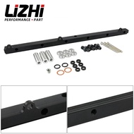 LIZHI-Aluminum High Flow Fuel Injector Inject Fuel Rail  For Toyota Supra Soarer 1JzGte 1Jz-Gte 1Jz 