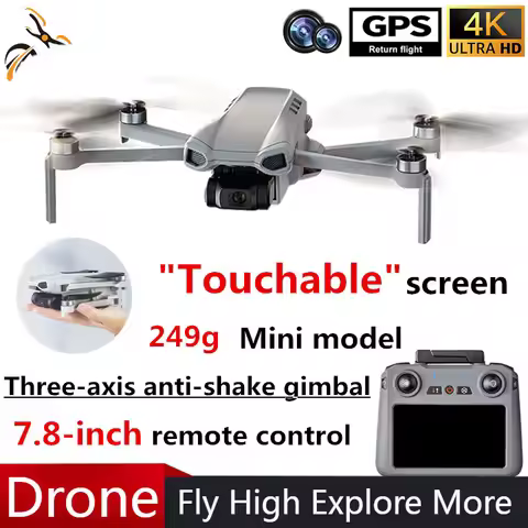017 Drone Professional 3-Axis Gimbal 4K Camera GPS Dron Touch Screen Remote 6KM Image Transmitting 5