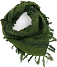 scarf kepala lelaki  Cotton Shemagh Scarf Military Tactical Desert Keffiyeh HeadScarf Arab Wrap Outdoors Tassel Scarves for Men and Women