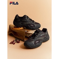 Coral Shoes|FILA FILA Daddy Shoes Men's Shoes New Style Running Shoes Black Heightening Breathable R
