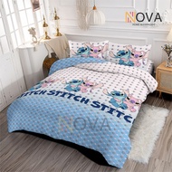 Stitch 3in1 bedsheet nofading Full Garterized Bedding for boys and girls exquisite packaging
