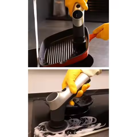 Electric Cleaning Brush,Rechargeable Cordless Spin Scrubber Multifunction for Bathroom Floor & Kitch