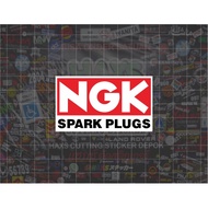 Cutting Sticker NGK Spark Plug Size 7cm