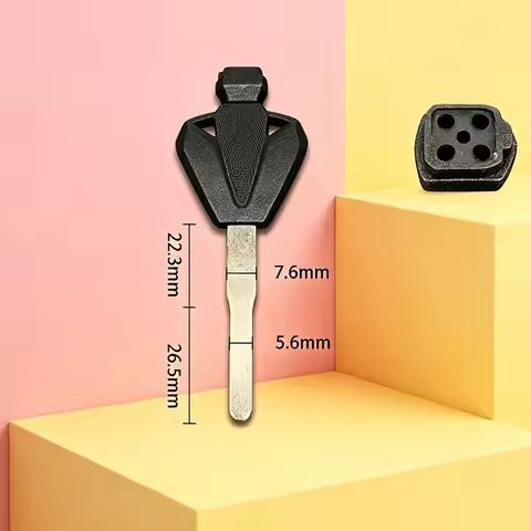 1/3PCS Blank Motorcycle Key for New Models Yamaha X-C85 MSLAZ150 Flat Key with Magnet Uncut Replacem