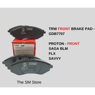 (READY STOCK) TRW GENUINE PROTON SAGA , BLM , FLX , SAVVY / CHEVROLET DISC BRAKE PAD (FRT) - GDB7707