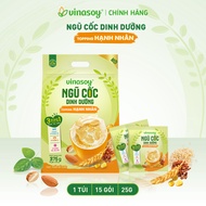 Túi ngũ cốc dinh dưỡng Vinasoy - Topping Hạnh Nhân (15 gói x 25g)