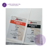 ARSEN WATERCOLOR PAPER A0 300GSM 2 SHEETS HOT PRESS ROUGHNECK TEXTURE/