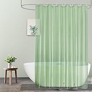UFRIDAY Green Clear 72 x 84 Shower Curtain Liner,Extra Long Clear Shower Curtain Liner 84 inches Lon