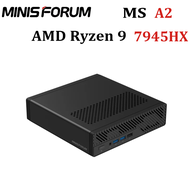 MINISFORUM MS-A2 MINI PC AMD Ryzen9 9955HX/7945HX Dual DDR5 M.2 2280 SSD PCle4.0 x8 Expansion Gaming