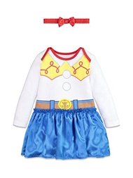 Disney Pixar Toy Story Jessie Halloween Dress and Headband Newborn to Toddler