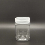 50pcs 375ml Honey Square PET Bottle Jar