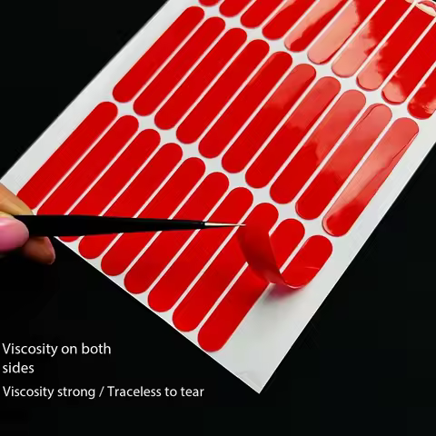 Nail adhesive tape Doudou adhesive double-sided transparent wear nail display strip seamless high-pe