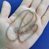 สร้อยคอสแตนเลสแท้ สินค้าไทย ลายเปีย สร้อยคอห้อยพระ สร้อย2กษัตริย์ สร้อยแฟชั่น ไม่ลอก ไม่ดำ ราคาแตกต่