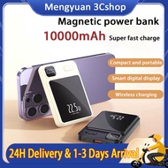 Magnetic Power Bank 20000mAh Fast Charging PD20W  22.5W Wireless Powerbank Portable For iphone Samsung