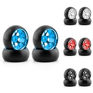 Hard Plastic Drift Tires Tyre Metal Wheel Rim for 284131 K969 K989 Mini-Z 1/28 RC Car Parts