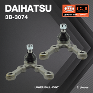 (2 ตัว) ลูกหมากปีกนกล่าง DAIHATSU HIJET (S70) ไดฮัทสุ 3B-3074 ยี่ห้อ 333 LOWER BALL JOINT