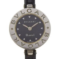 Pre-owned BVLGARI Bzero1 BZ22S women's watch with stainless steel and rubber quartz movement, analog