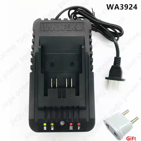 Charger WA3924 Replace for WORX 20V WA3593 WA3595 WA3596 WA3016 WA3401 WA3922 WA3927 WU279 WU629 WU3