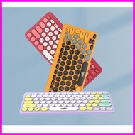 ◭  ✁ ✎ Centric.Zeus thin and light 2.4GHz wireless round keyboard and mouse set retro cute GK500