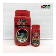【水族之家】AZOO 9合1 烏龜 小烏龜 飼料 120ml 900ml 澤龜 烏龜 兩棲 爬蟲 乾燥飼料