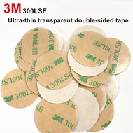 10pcs 3M 300LSE Double Sided Adhesive Sticky Tape Transparent Strong Stickiness Round 60mm