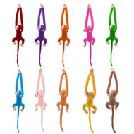 youn 23 Plush Toy Stuffed Animal Long-Armed Monkey Plush Doll Home Hanging-Decoration Poseable Gibbo