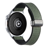 18mm 20mm 22mm Waterproof & Sweatproof Silicone Watch Band for Nixon - Soft Rubber Magnetic Strap wi